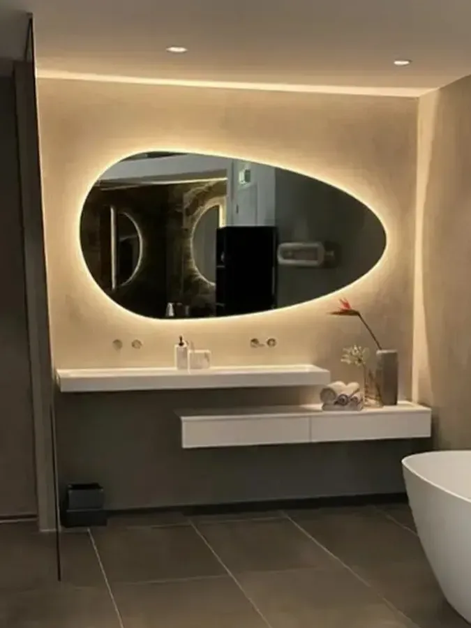 Дзеркало Енергія XXL 100х200 см, з RGB підсвіткою