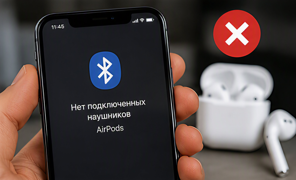 iPhone не видит наушники