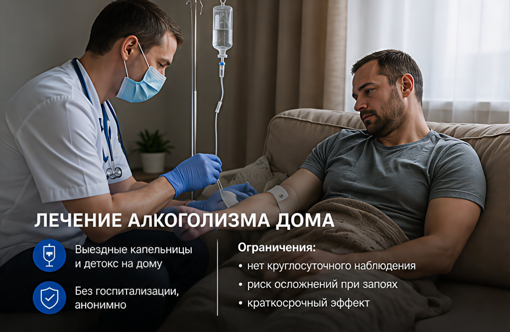Преимущества и недостатки лечение алкоголизма дома
