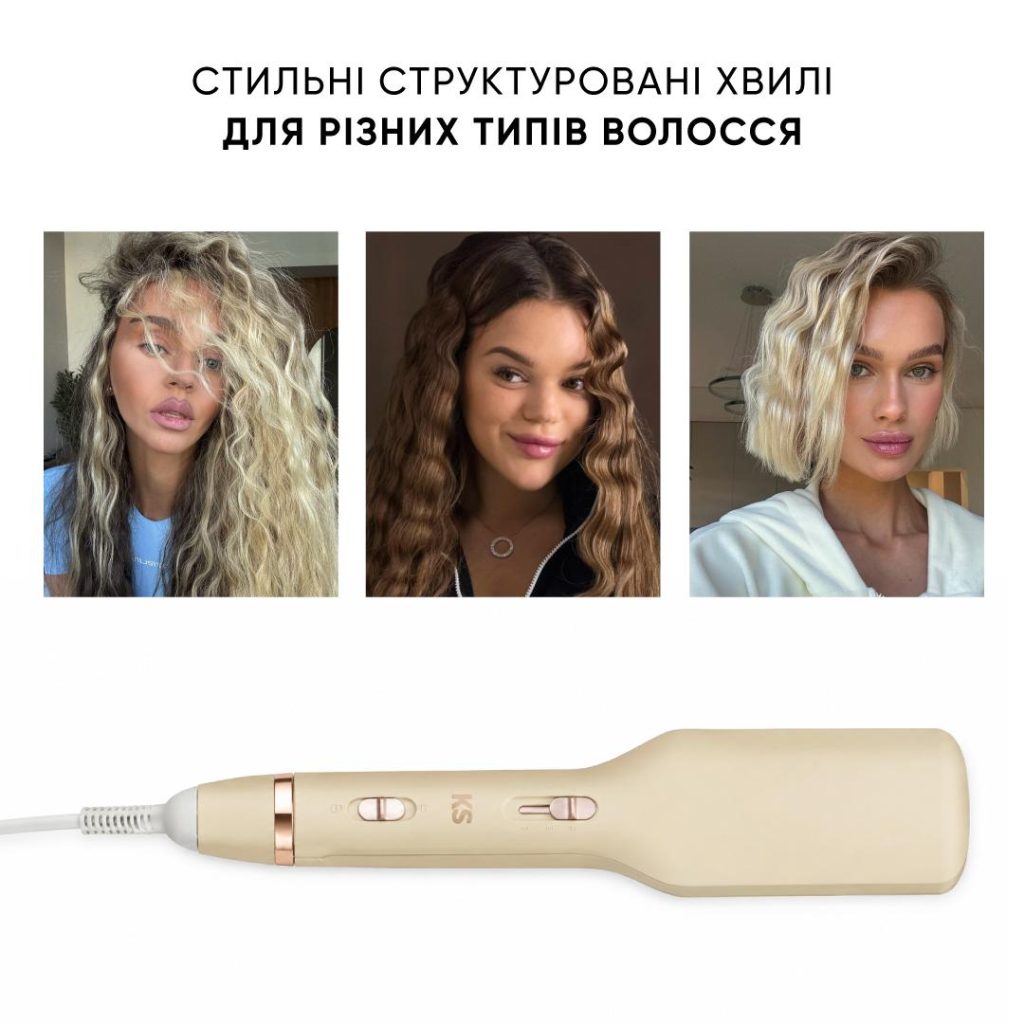 Види уклалок на плойку хвилю