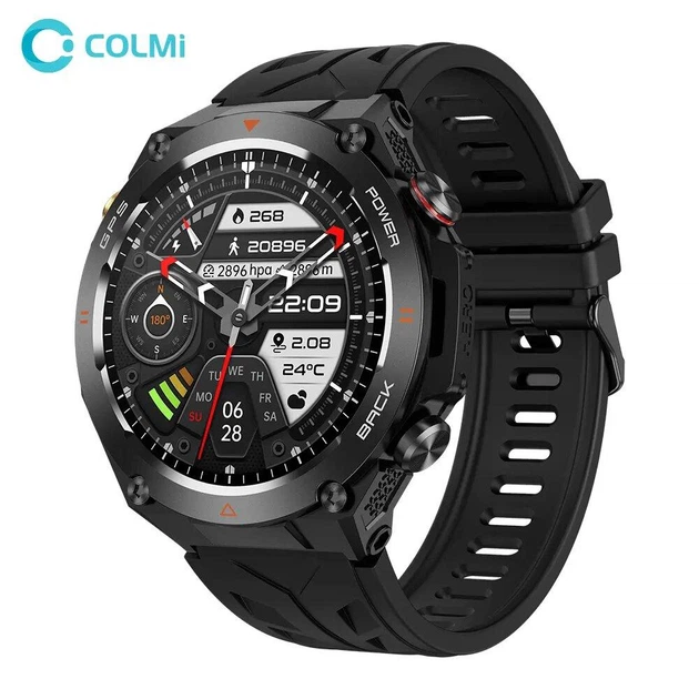 Смарт-годинник COLMI V75 Black GPS Compass