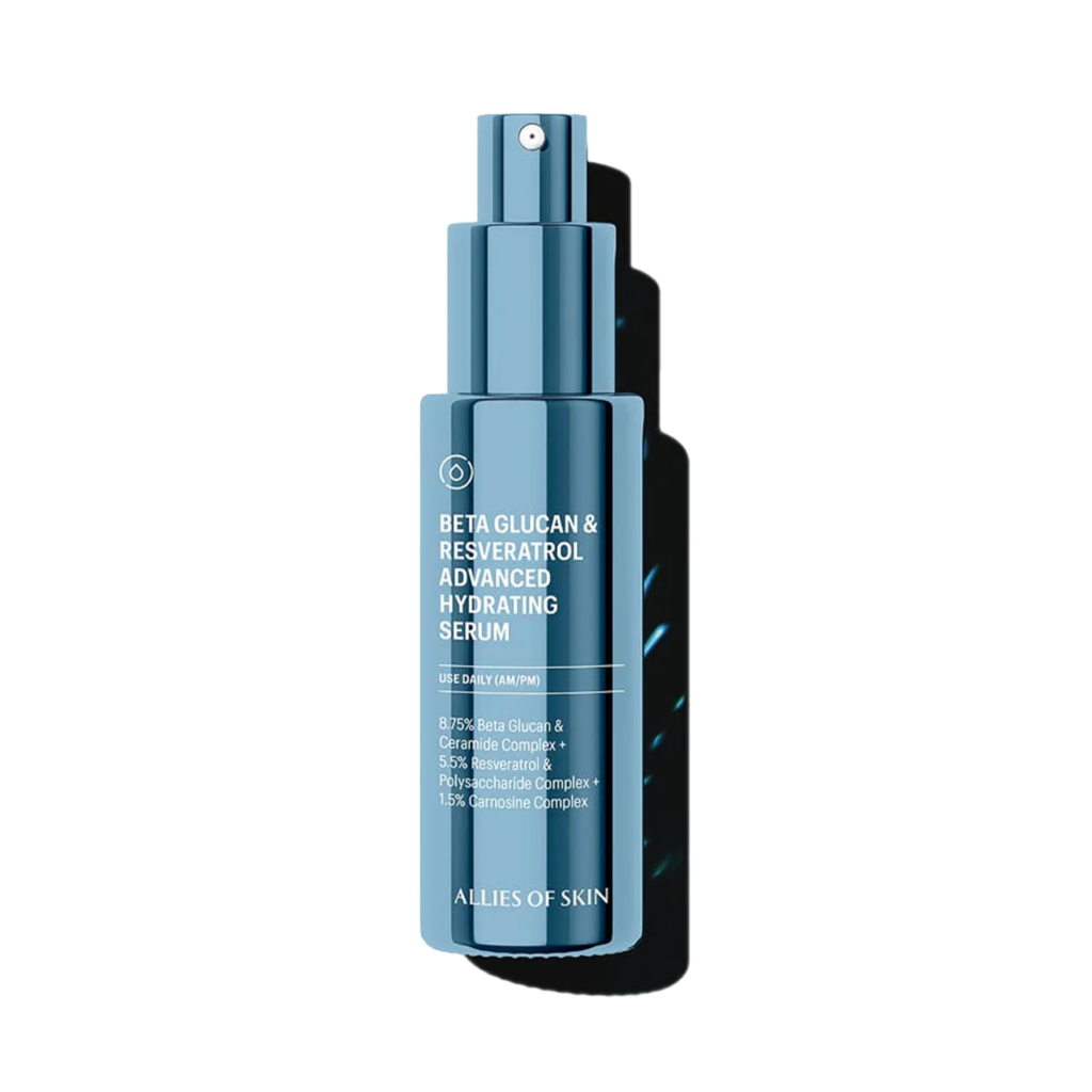 Сироватка зволожуюча з бета-глюканом Allies of Skin Beta Glucan & Resveratrol Advanced Hydrating Serum