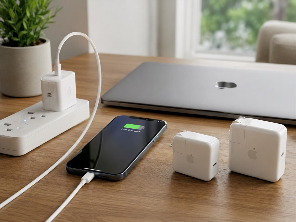 Быстрая зарядка iPhone через USB-C