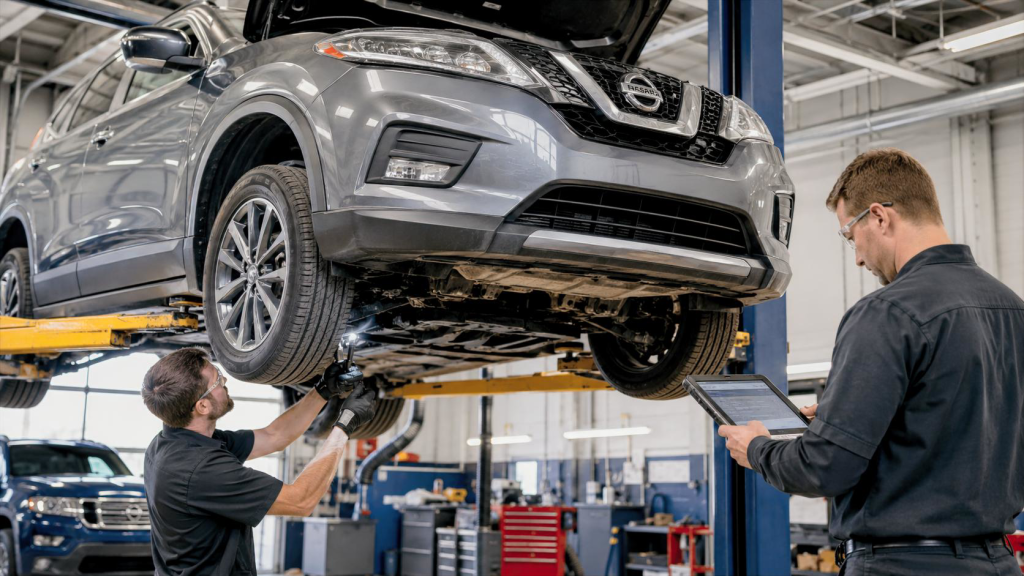 Діагностика Nissan Rogue на незалежному СТО