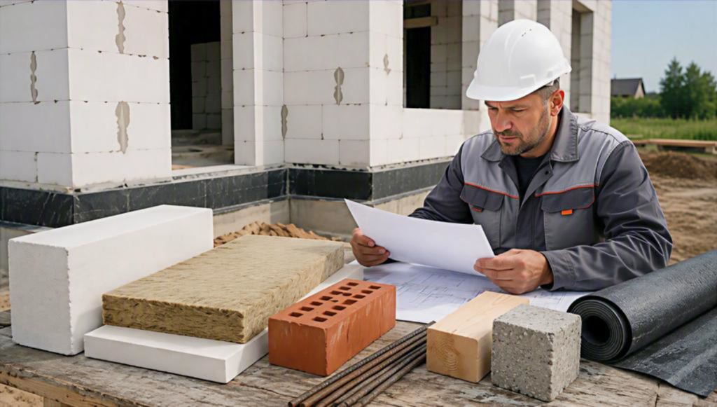 Газобетон і утеплювач для будинку